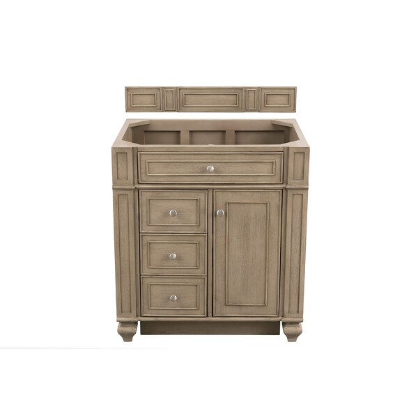 James Martin Vanities Bristol 30in Single Vanity Cabinet, Whitewashed Walnut 157-V30-WW - main
